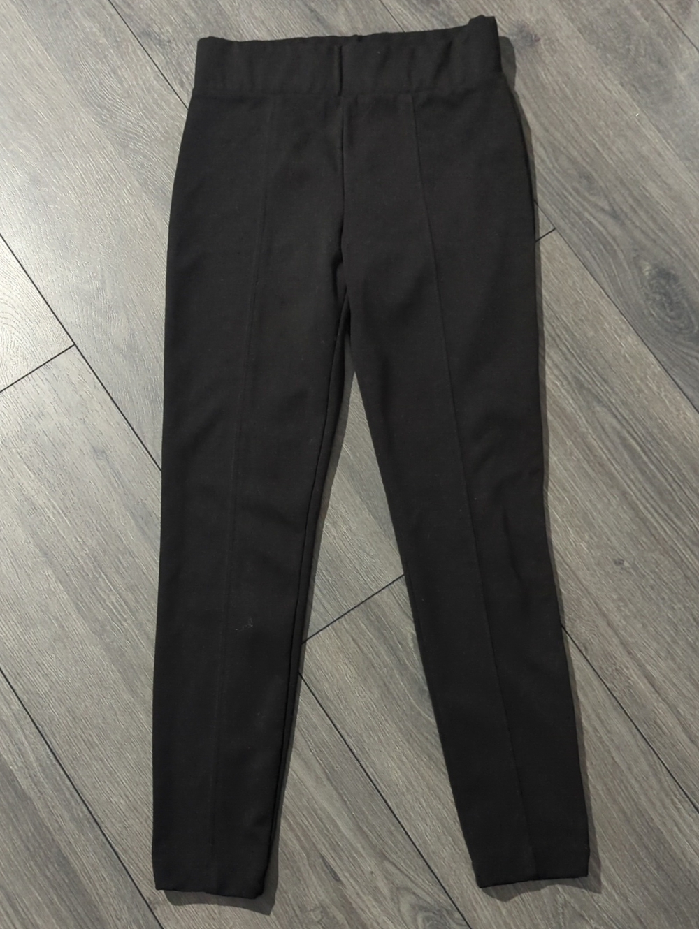 GAP Black Ribbed Waistband Leggings
